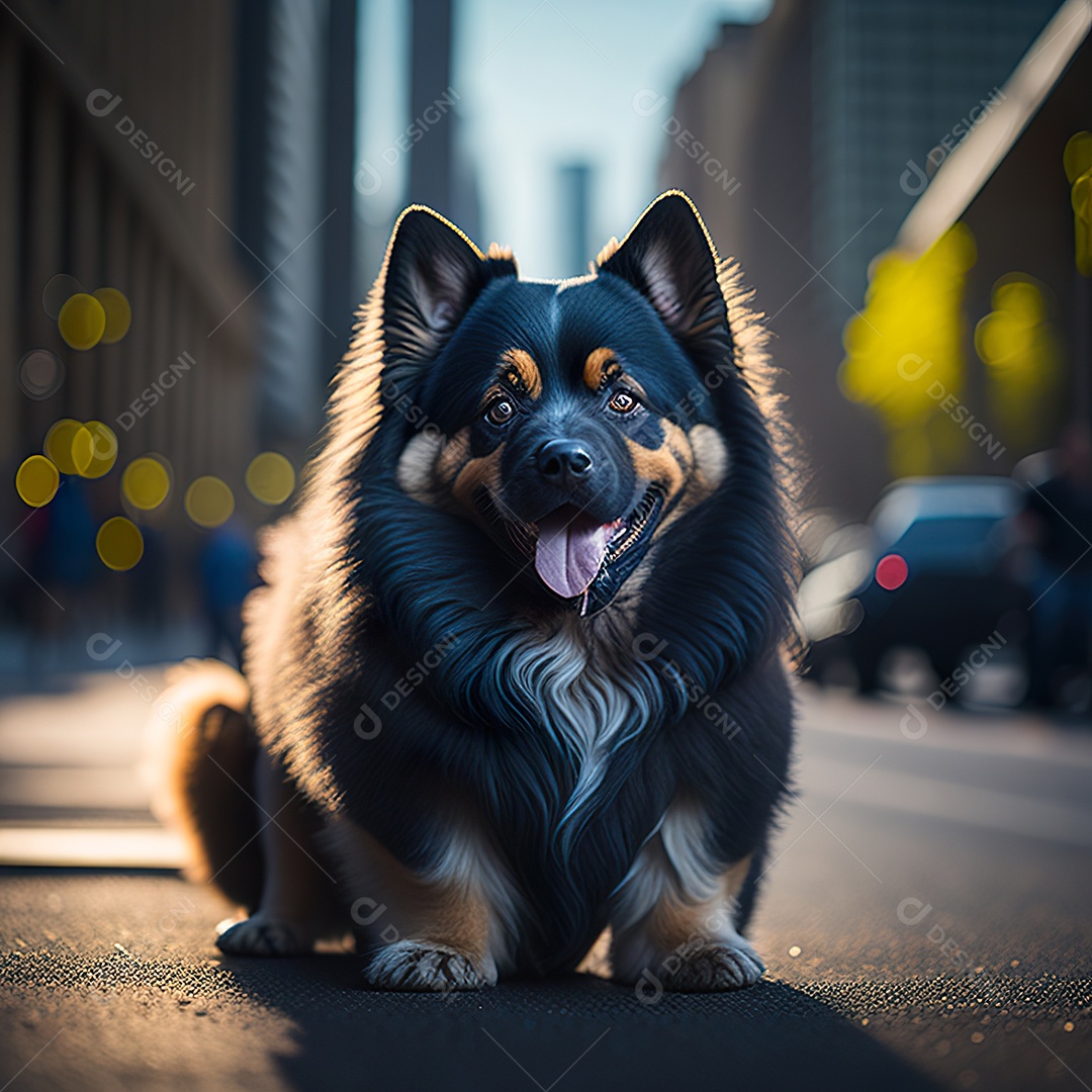 Imagem realista de cachorro