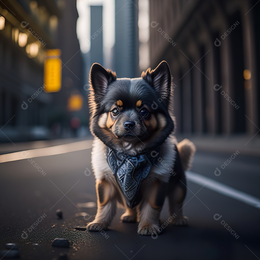 Imagem realista de cachorro