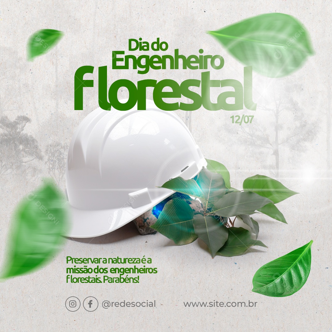 Social Media Dia Do Engenheiro Florestal