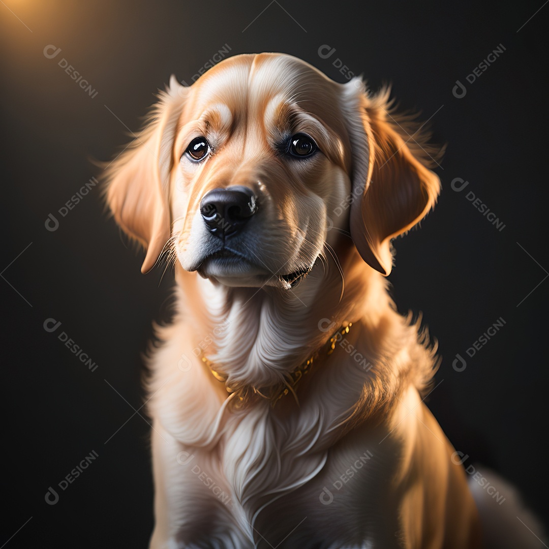 Imagem realista de cachorro