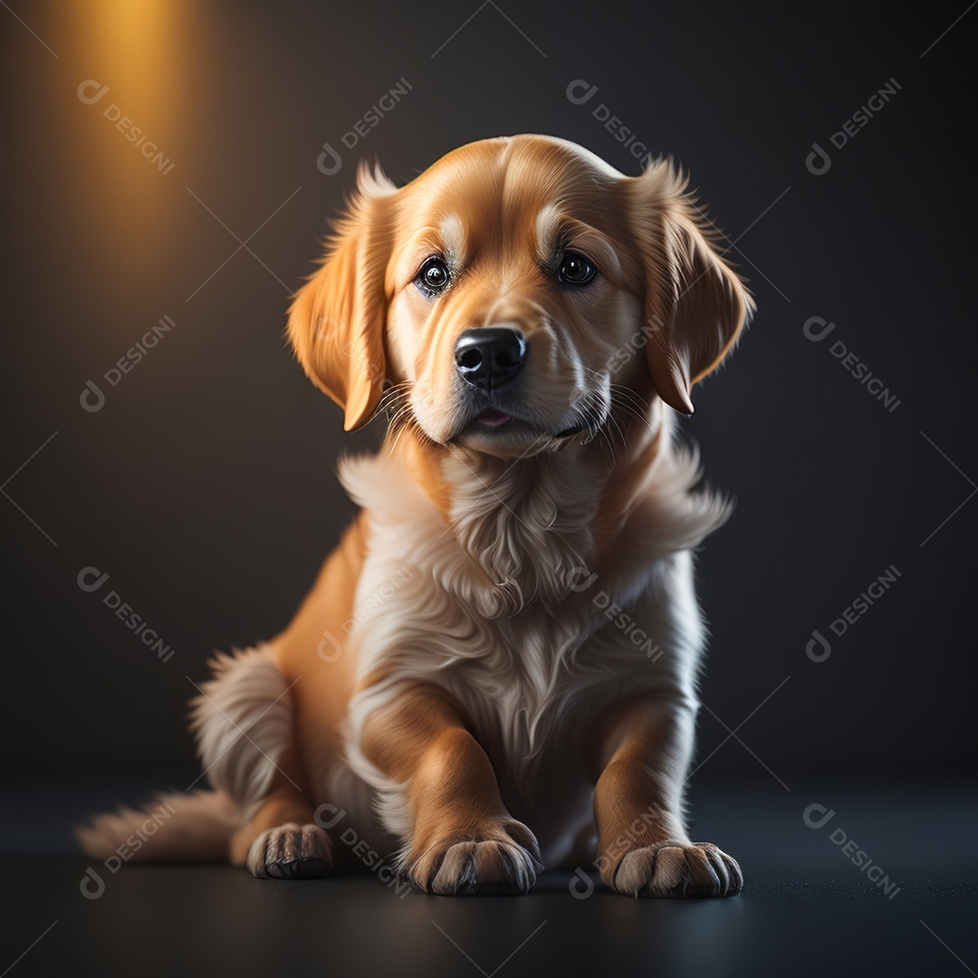 Imagem realista de cachorro