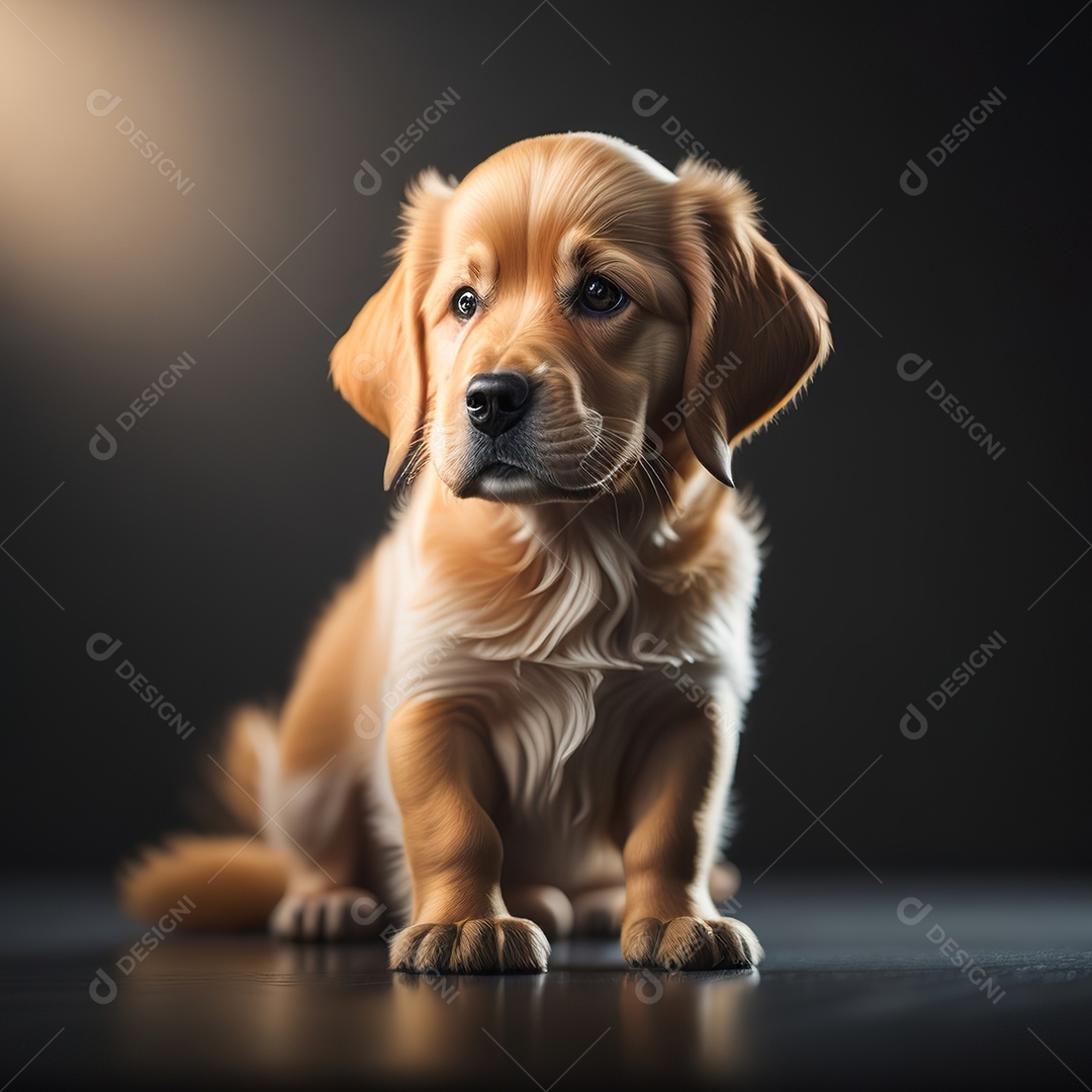Imagem realista de cachorro