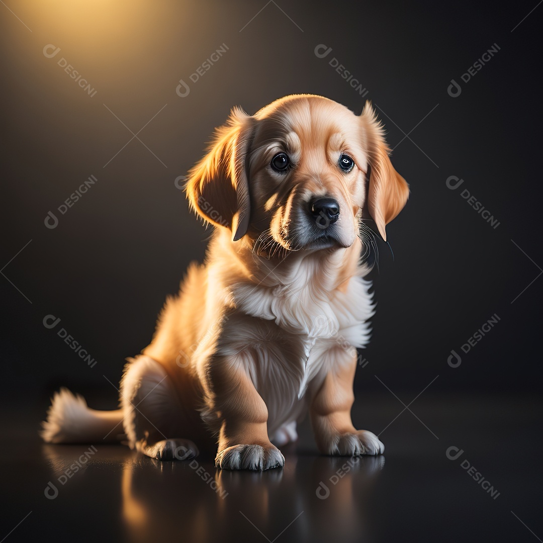 Imagem realista de cachorro
