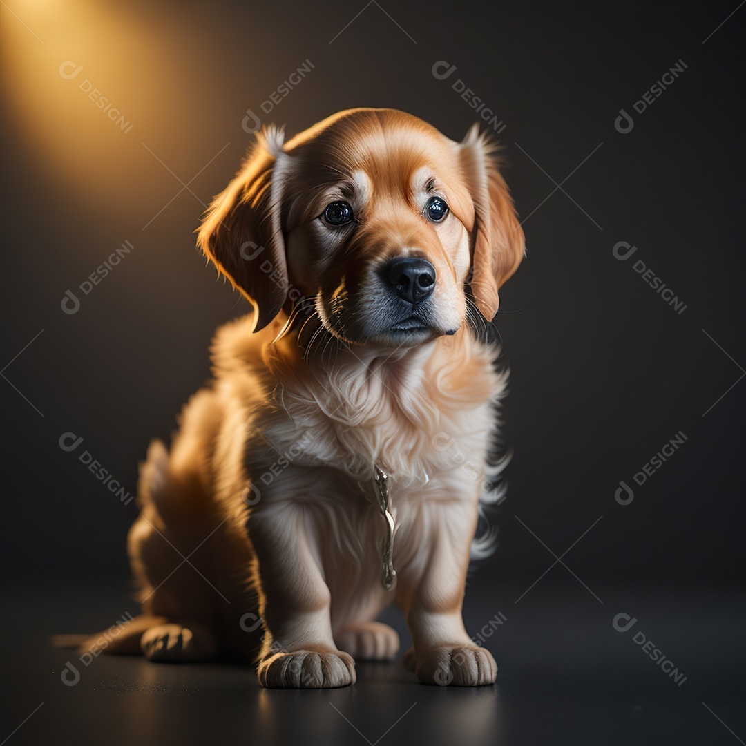 Imagem realista de cachorro