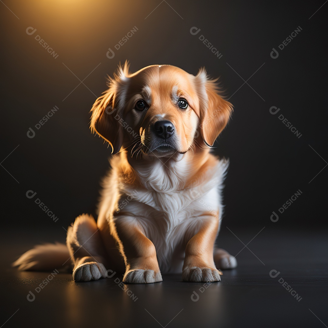 Imagem realista de cachorro