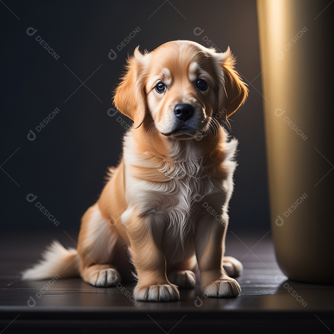 Imagem realista de cachorro