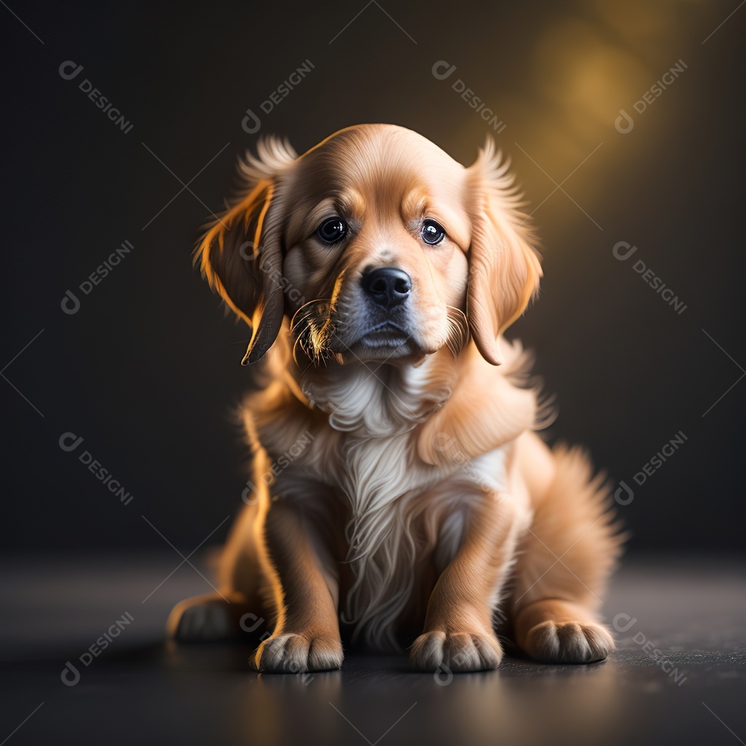 Imagem realista de cachorro