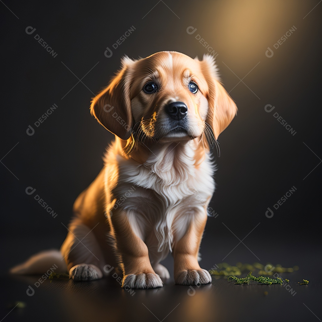 Imagem realista de cachorro