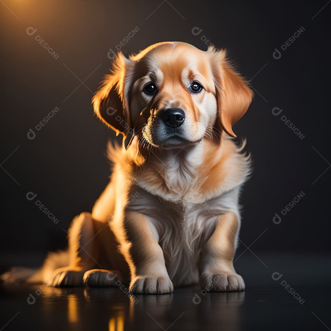 Imagem realista de cachorro