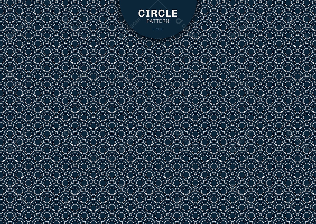 Background Círculo Geométrico Abstrato Vetor EPS