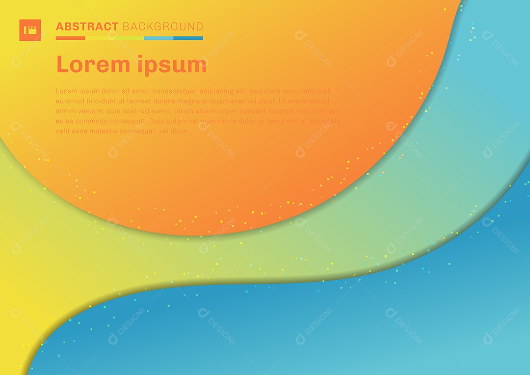 Background Curva de Modelo Colorido Abstrato Vetor EPS