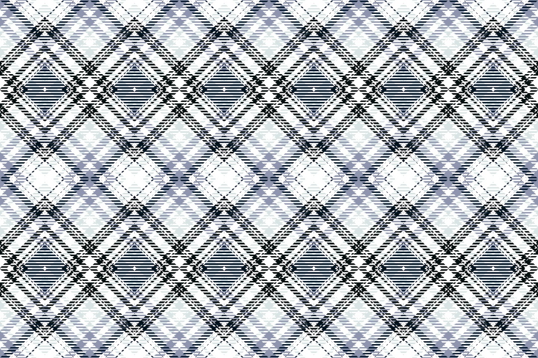 Linhas Xadrez Cruzadas Textura Vetorial Azul e Preto Vetor EPS