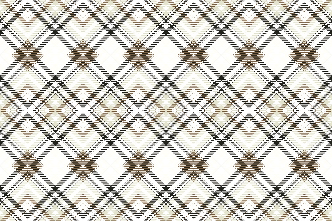 Linhas Xadrez Cruzadas Textura Vetorial Preto Marrom e Branco Vetor EPS