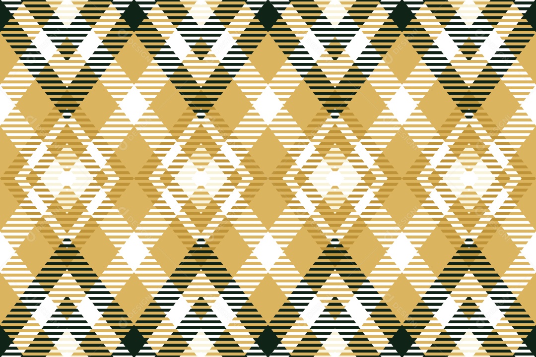 Linhas Xadrez Cruzadas Textura Vetorial Laranjado Preto e Branco Vetor EPS