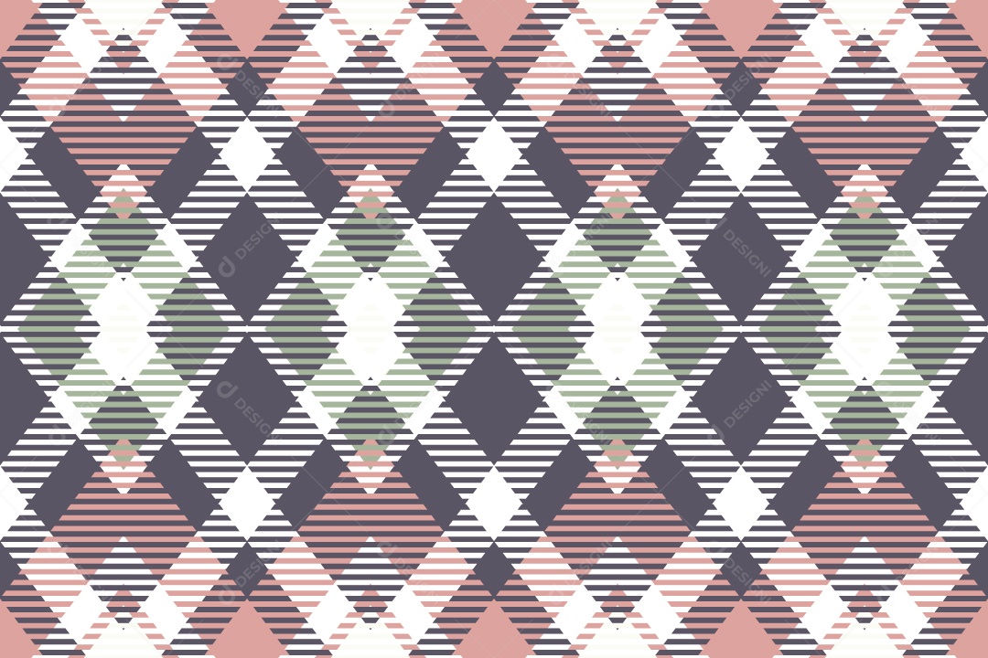 Linhas Xadrez Cruzadas Textura Vetorial Coloridos Vetor EPS