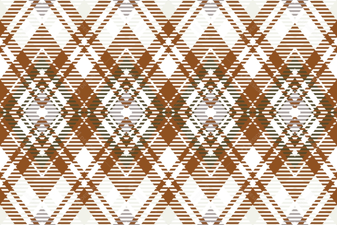 Linhas Xadrez Cruzadas Textura Vetorial Marrom E Branco Vetor EPS