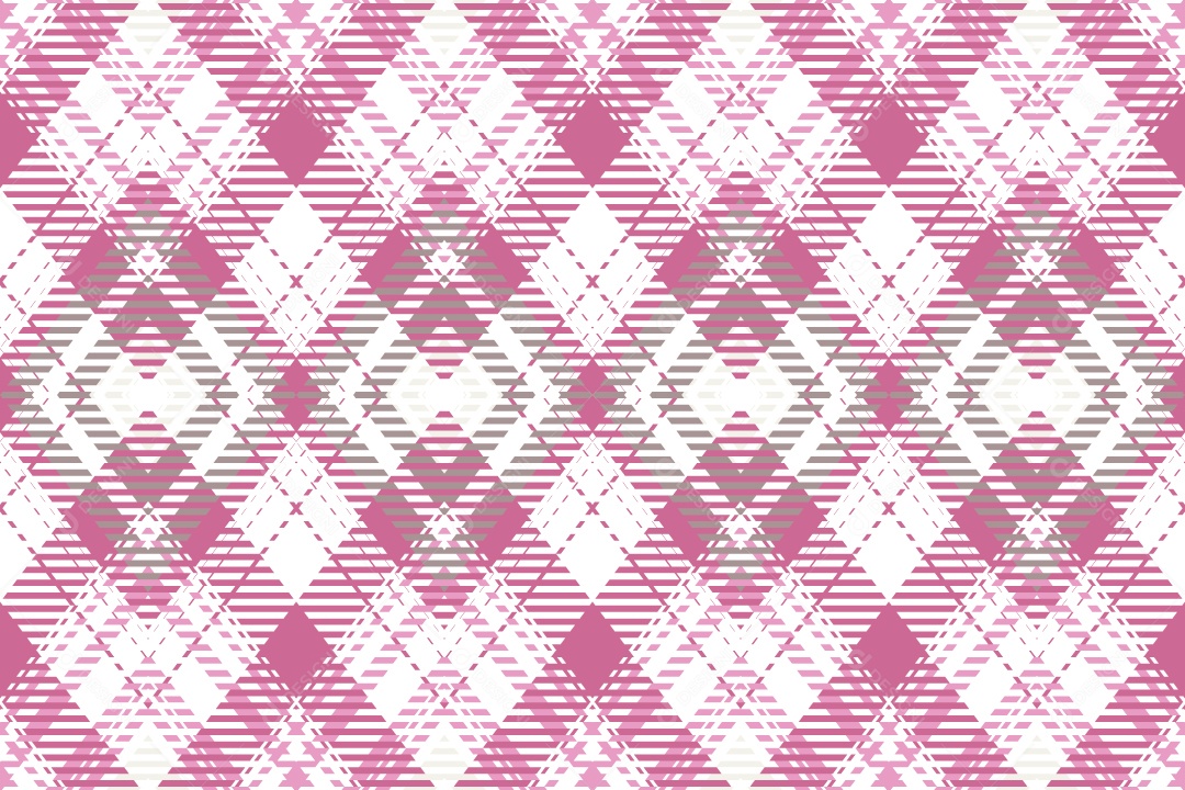 Linhas Xadrez Cruzadas Textura Vetorial Rosa e Branco Vetor EPS