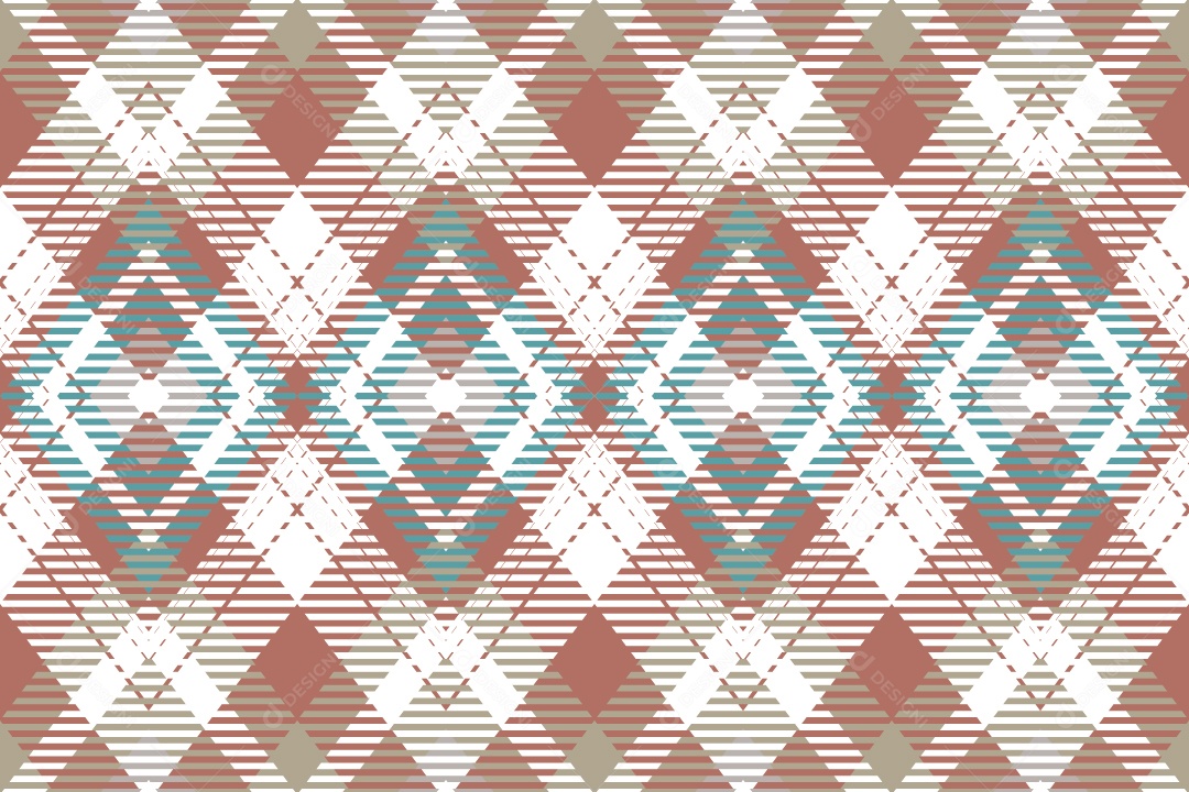 Linhas Xadrez Cruzadas Textura Vetorial Coloridos Vetor EPS