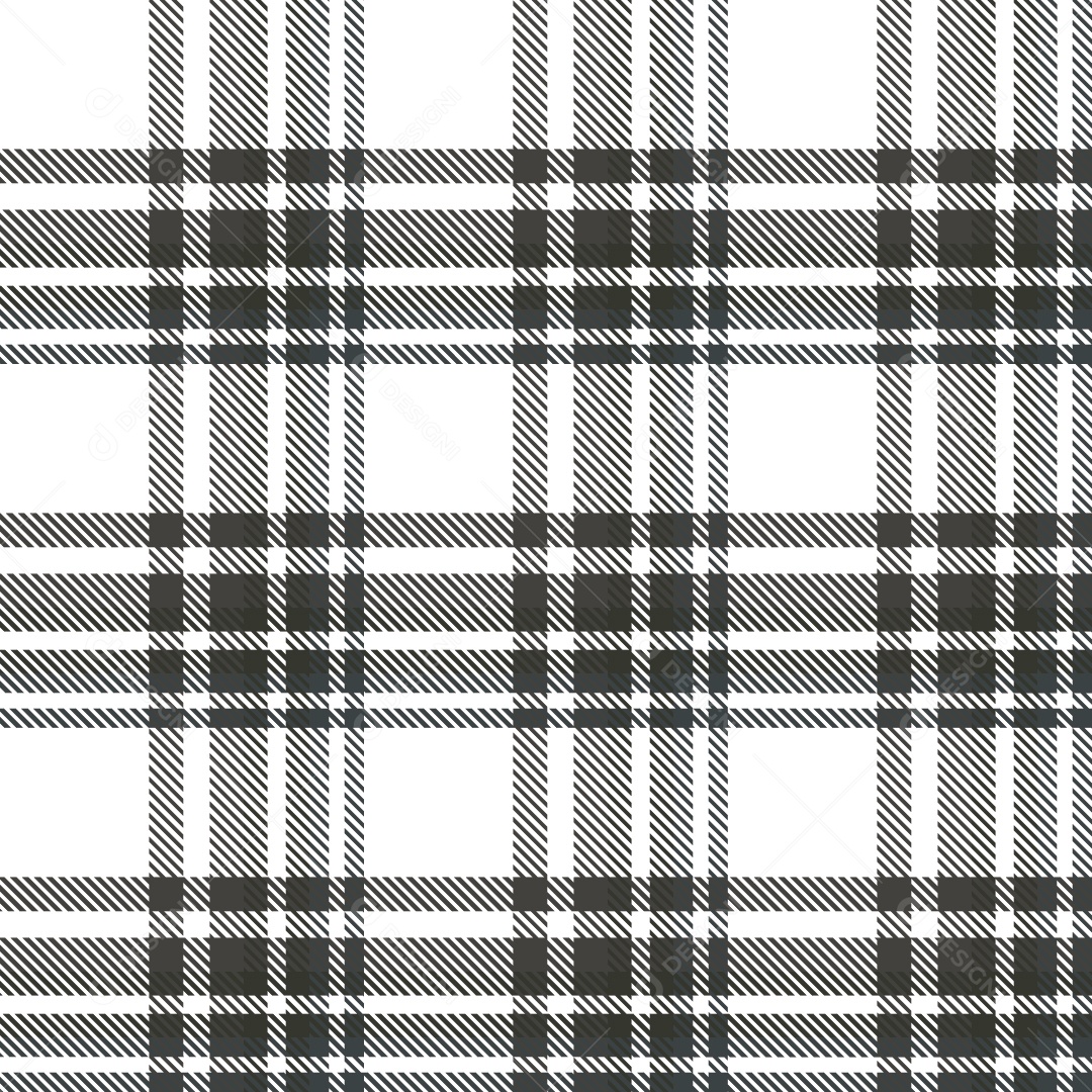 Padrão Xadrez Textura Vetorial Preto e Branco Vetor EPS