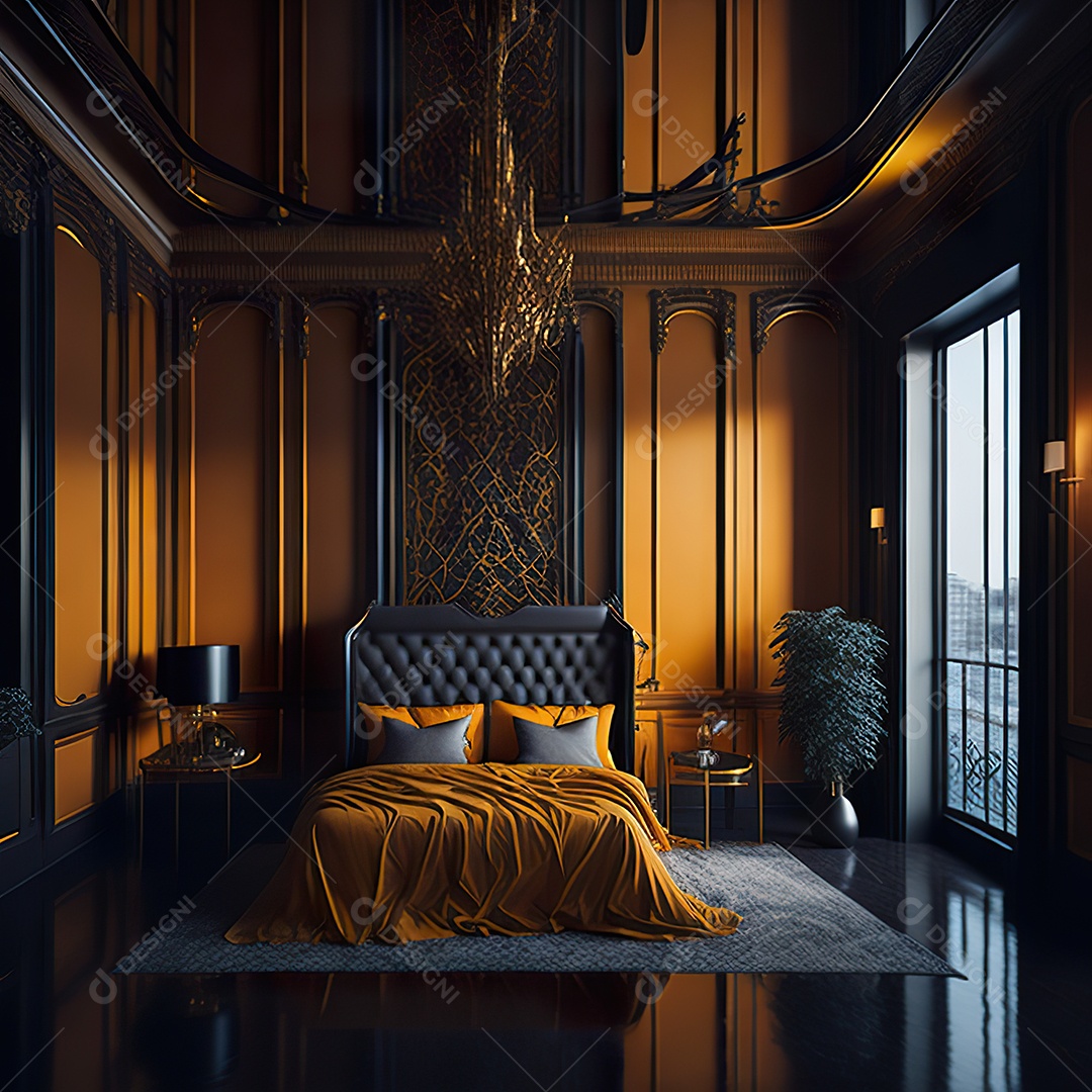 Luxury scenery Design an opulent and elegant background