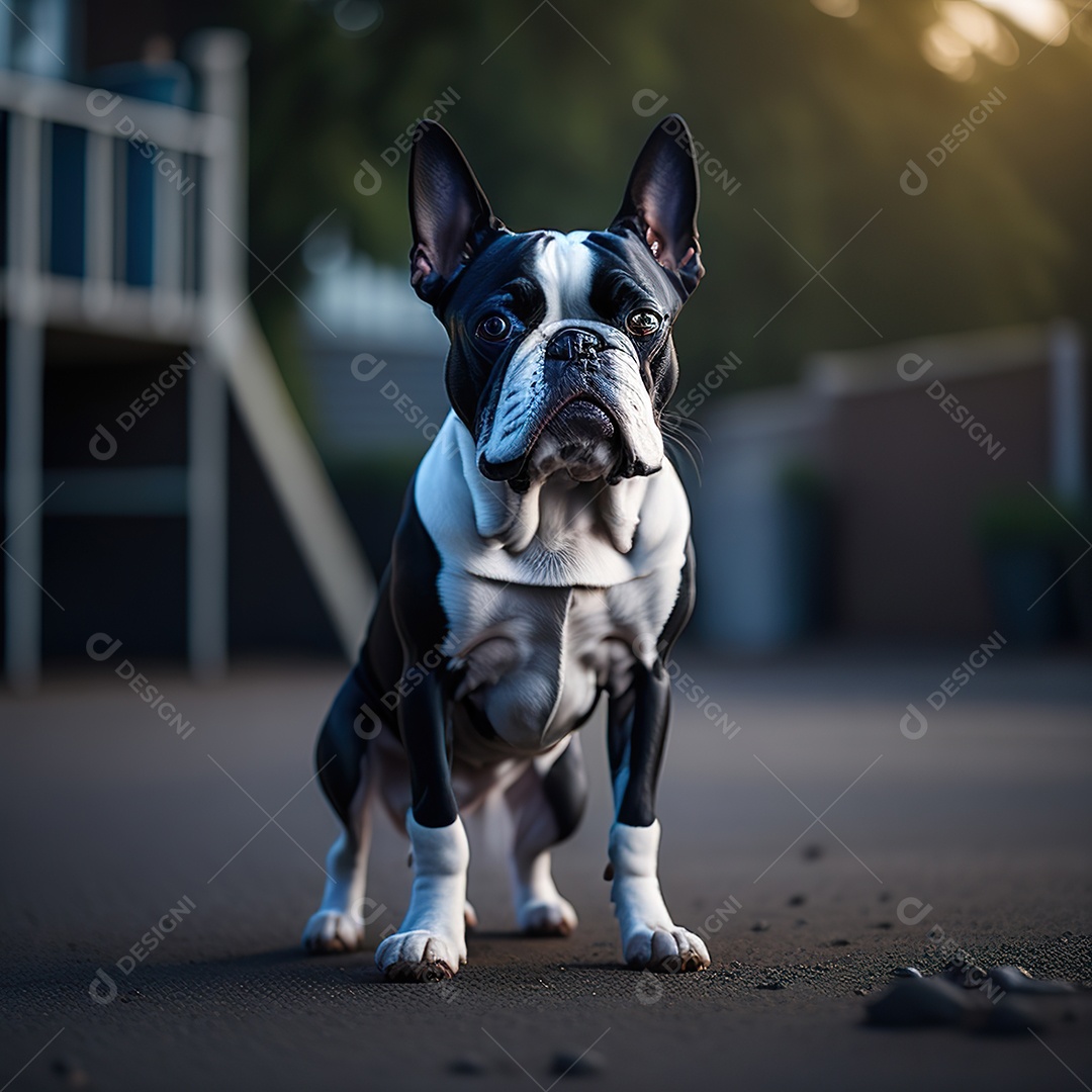 Retrato de cachorro