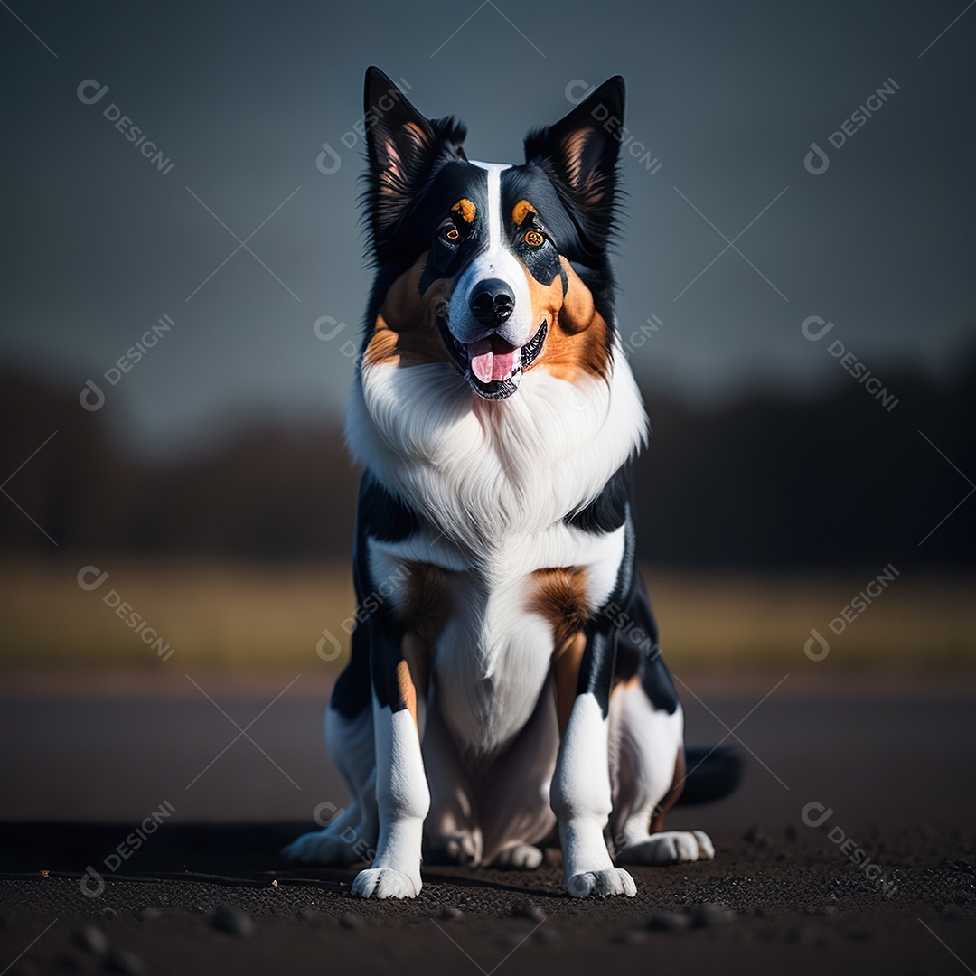 Retrato de cachorro