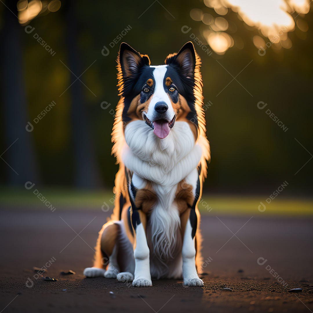 Retrato de cachorro