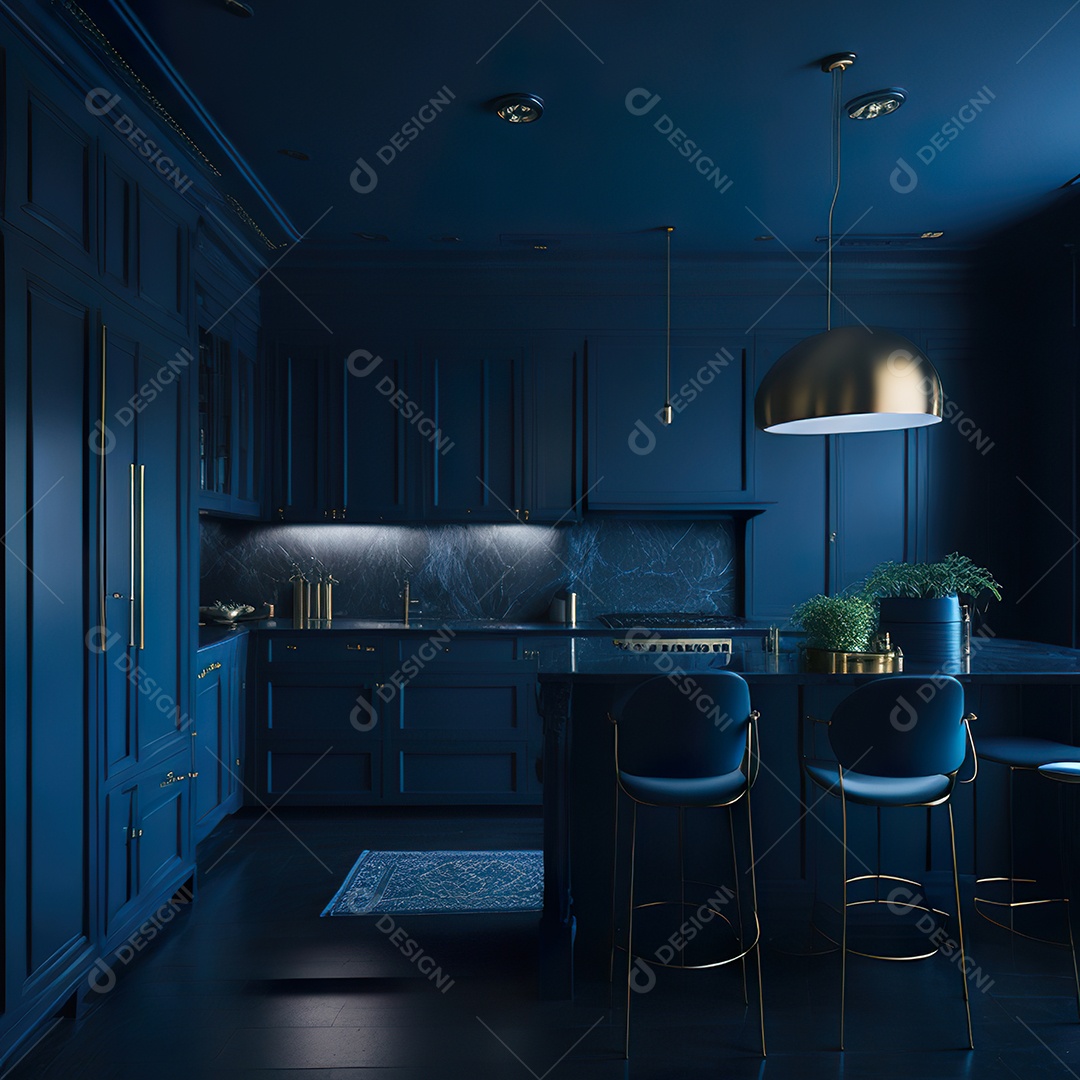 Retrato de cozinha contemporânea