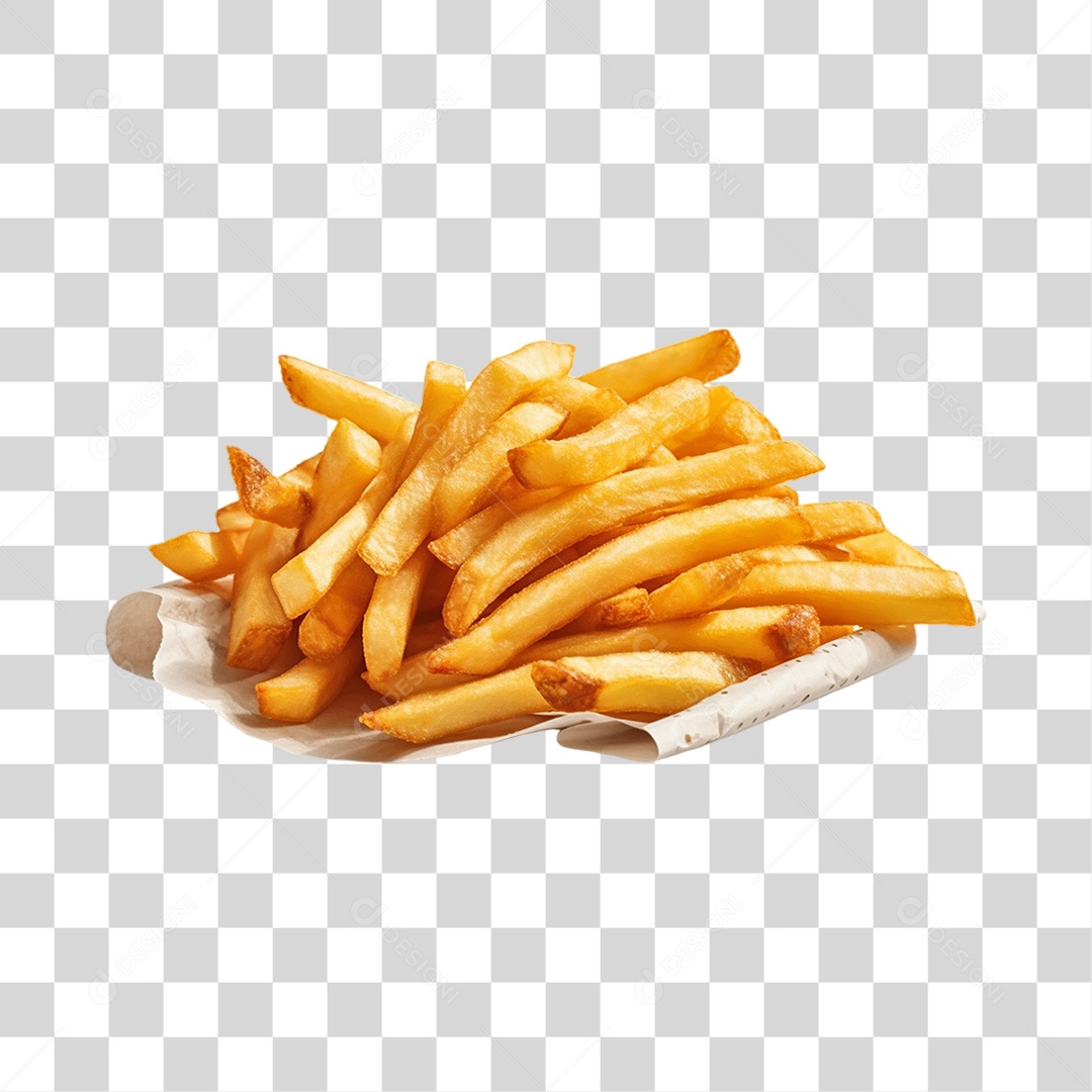 Batata Frita PNG Transparente