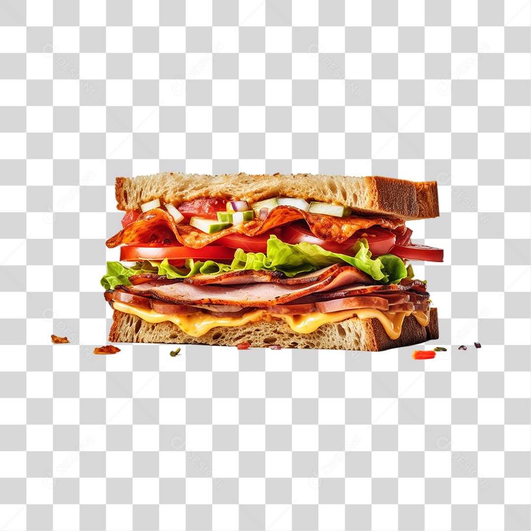 Sanduiche PNG Transparente