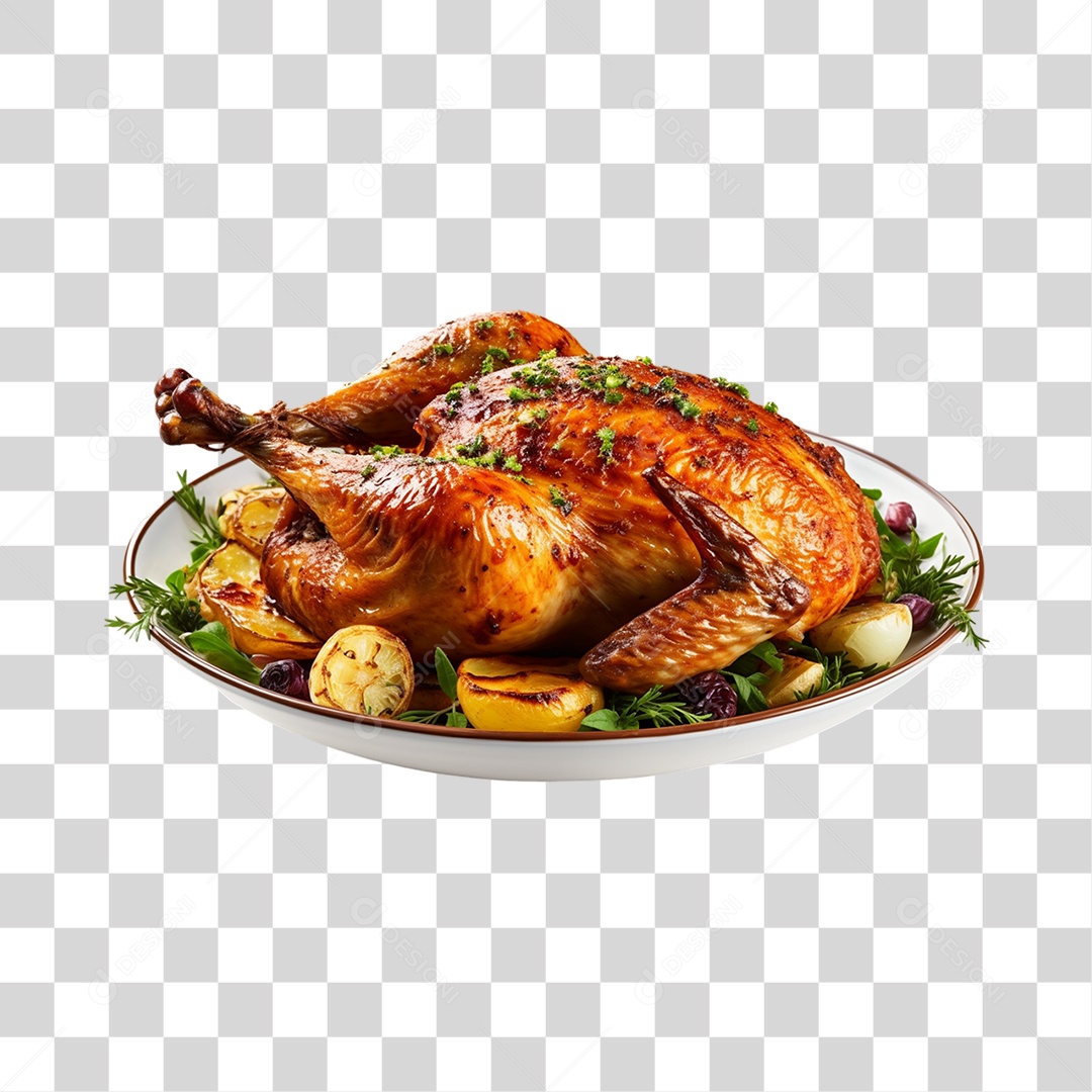 Frango Assado PNG Transparente