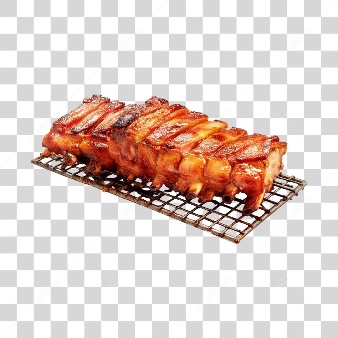 Carne Suína Assada PNG Transparente