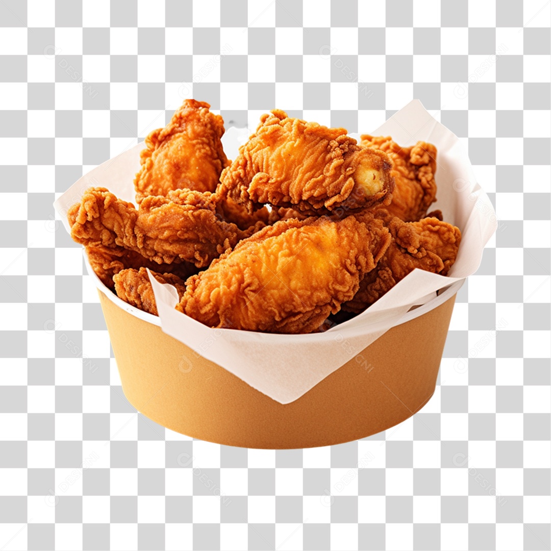 Frango Frito PNG Transparente