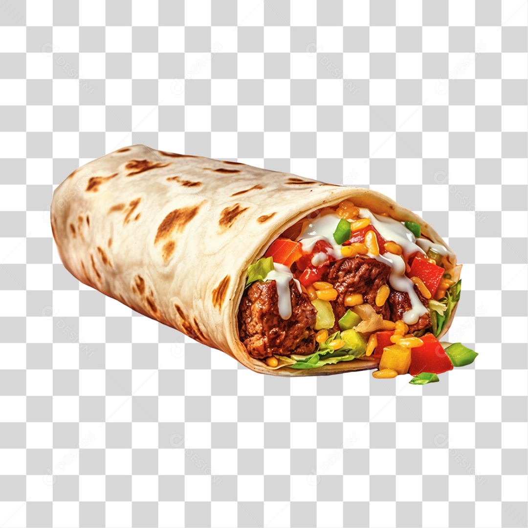 Tapioca Recheada PNG Transparente