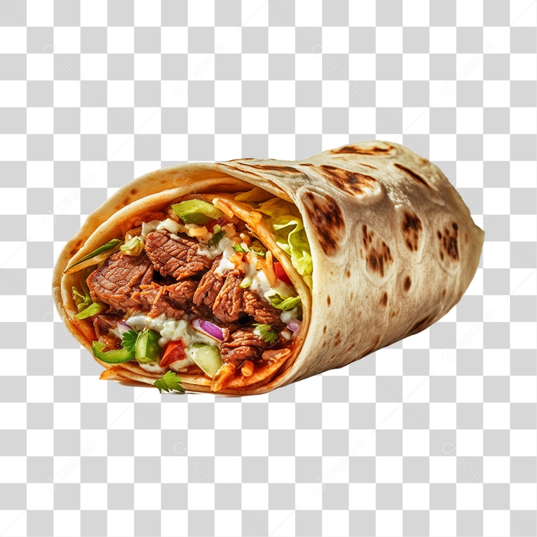 Tapioca Recheada PNG Transparente