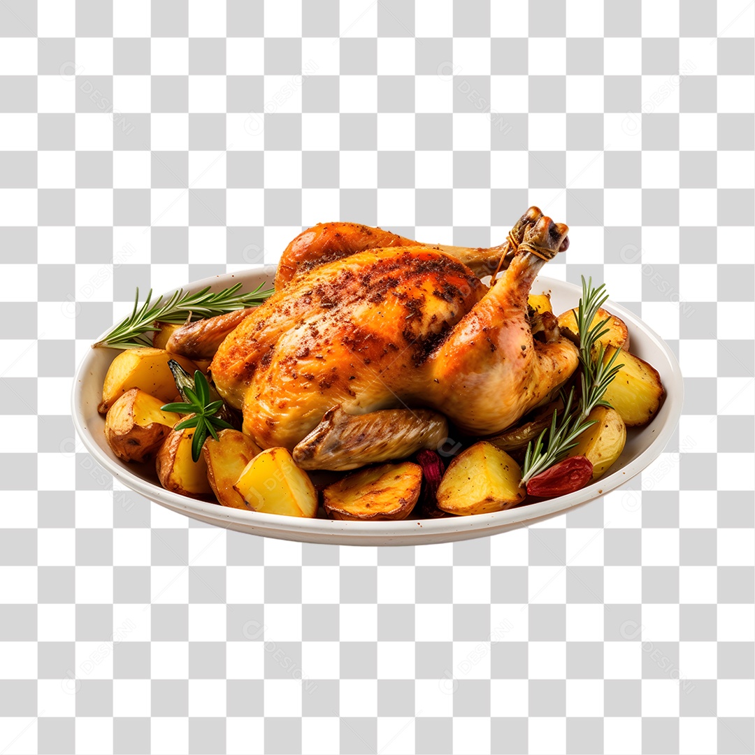 Frango Assado PNG Transparente