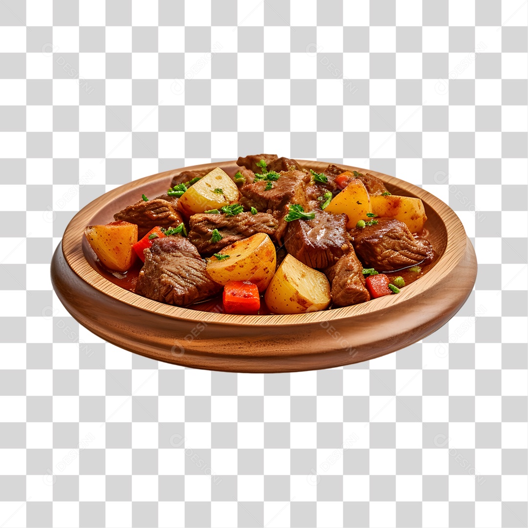 Carne com Batata PNG Transparente
