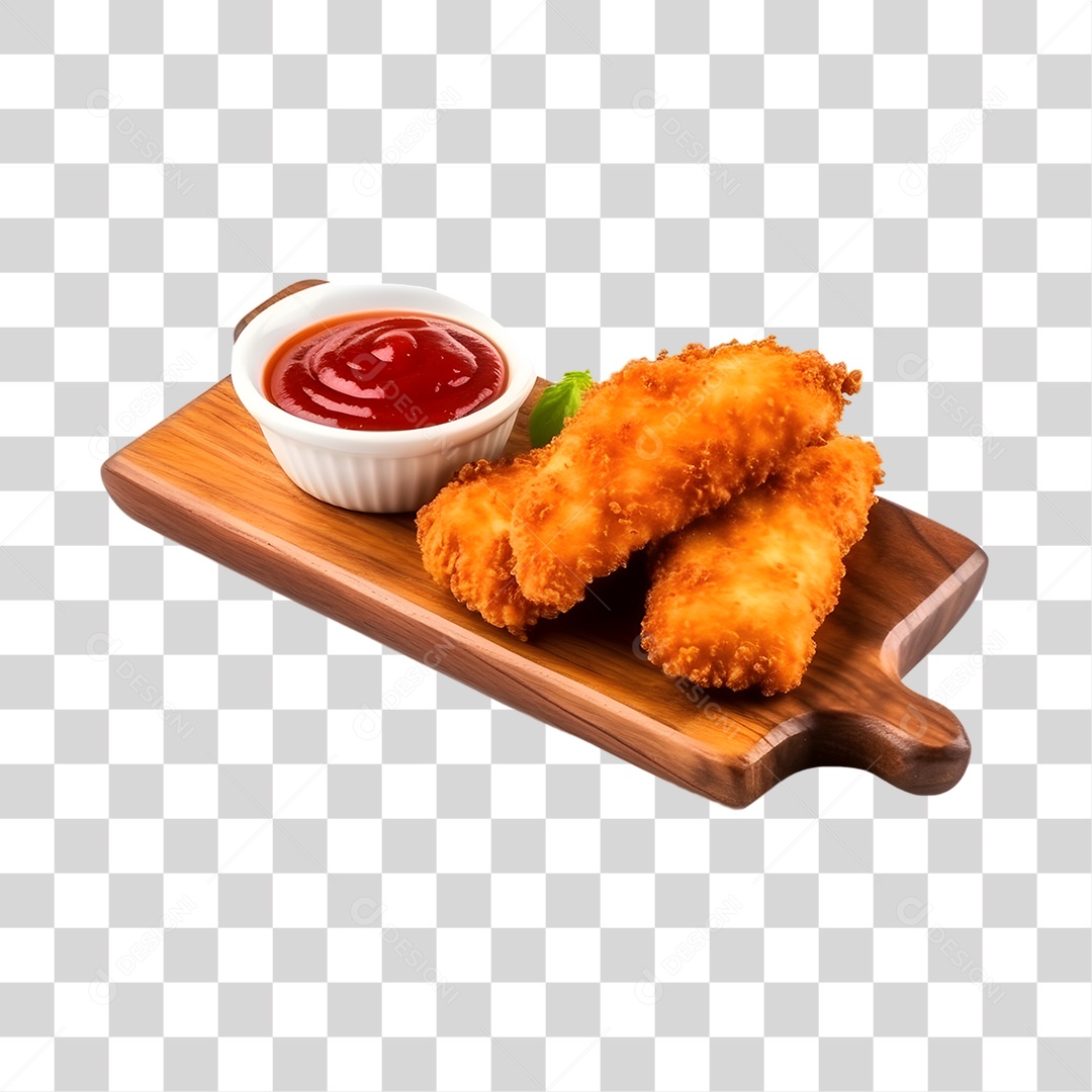 Frango Frito PNG Transparente