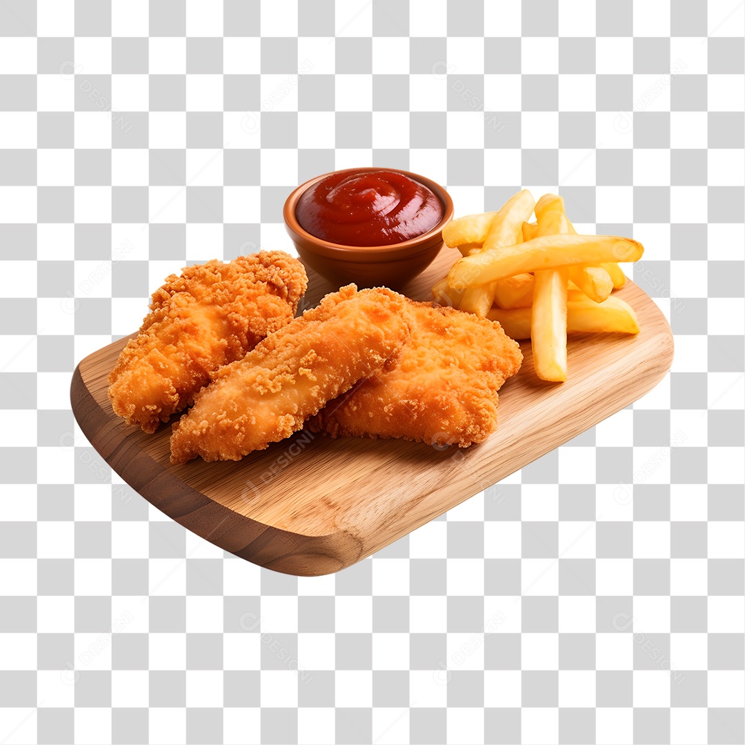 Batata Frita Com Molho Png Transparente
