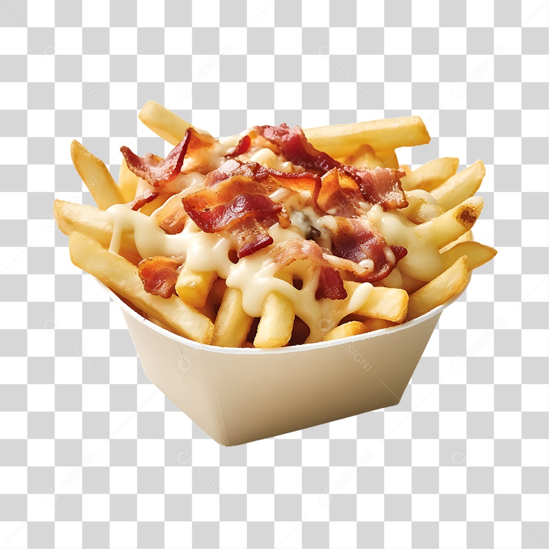 Batata Frita Com Molho Png Transparente