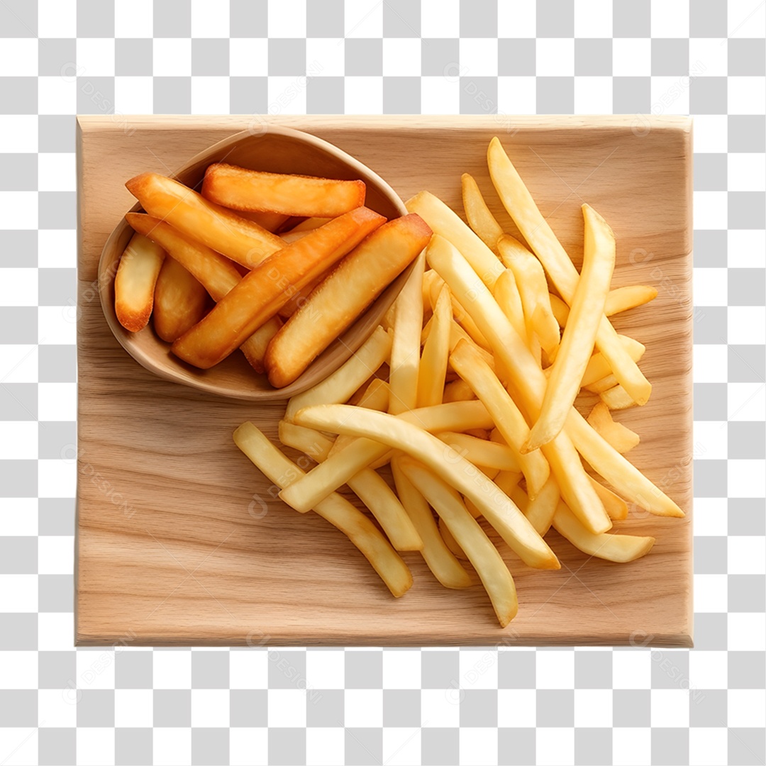 Batata Frita Com Molho Png Transparente