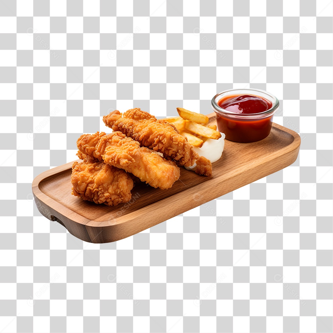 Frango Frito PNG Transparente