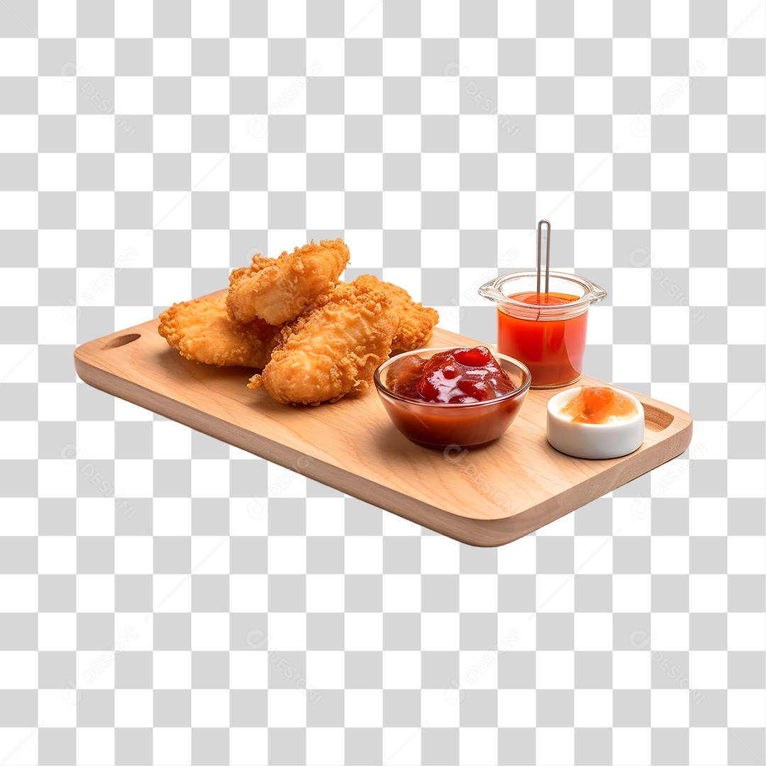 Frango Frito PNG Transparente