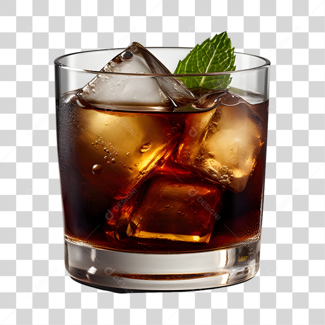 Copo de Refrigerante PNG Transparente