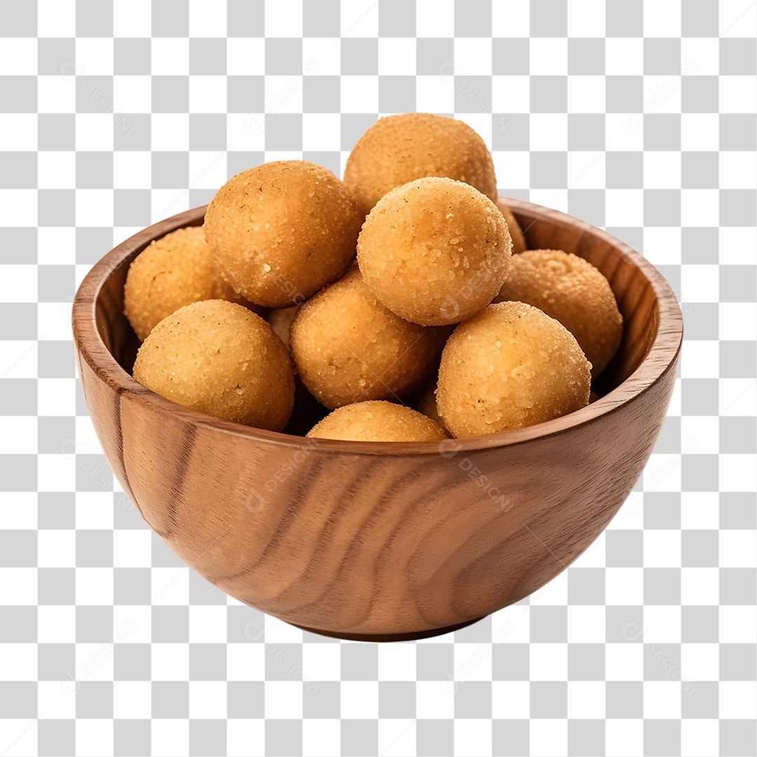 Bolinho Frito PNG Transparente