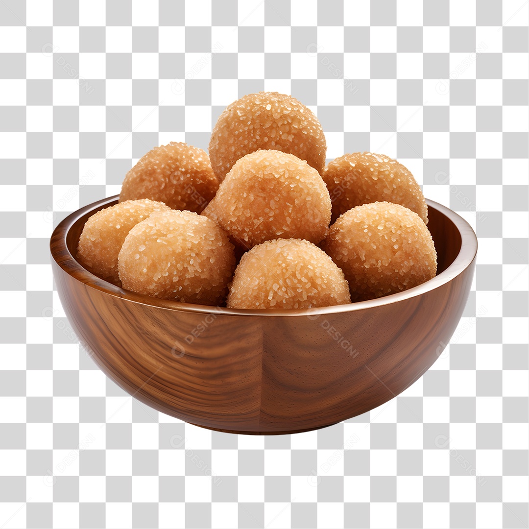 Bolinho Frito PNG Transparente