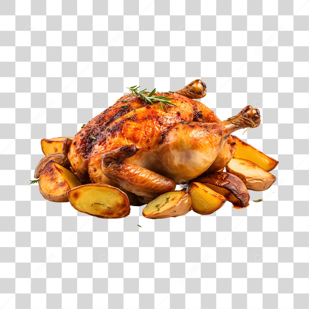 Frango Assado PNG Transparente