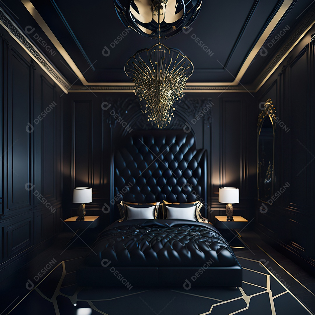 Retrato de cômodo quarto