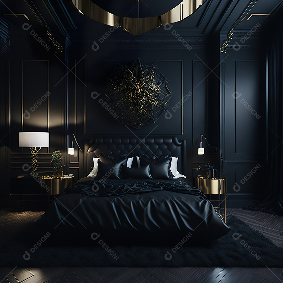 Retrato de cômodo quarto