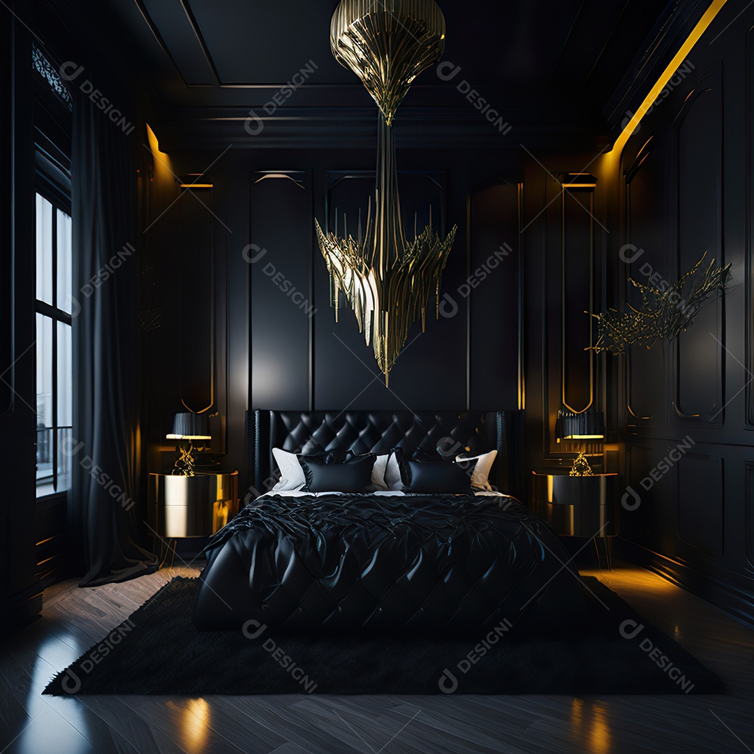 Retrato de cômodo quarto